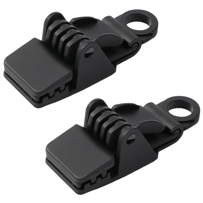 4/1pcs Sturdy Heavy Duty Tent Clips Outdoor Tarpaulin Clamps Anti-wind Fixed Tent Reinforced Tarp Clips Hook for Outdoor