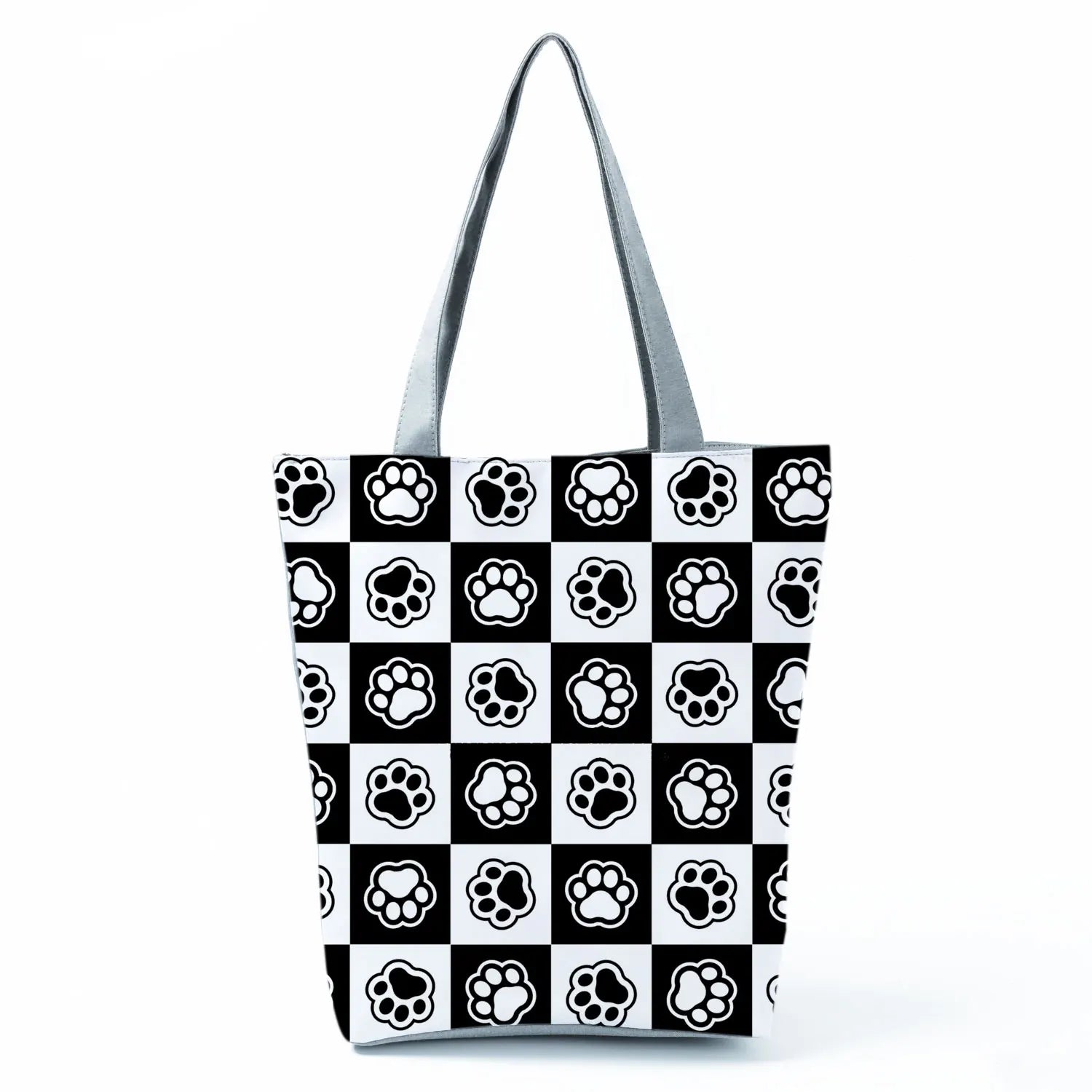 Fashion Dogs Paws Handbags Printed Love Dogs Shopping Bag Casual Women Shoulder Bag Summer Kawaii Female Tote Travel Beach Bag