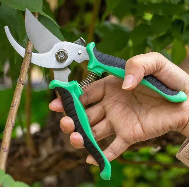 Proof Sharp Garden Trimming Scissors Professional Anti-slip Hand Pruners Fruit Trees Flowers Bushes Household Gardening Tools