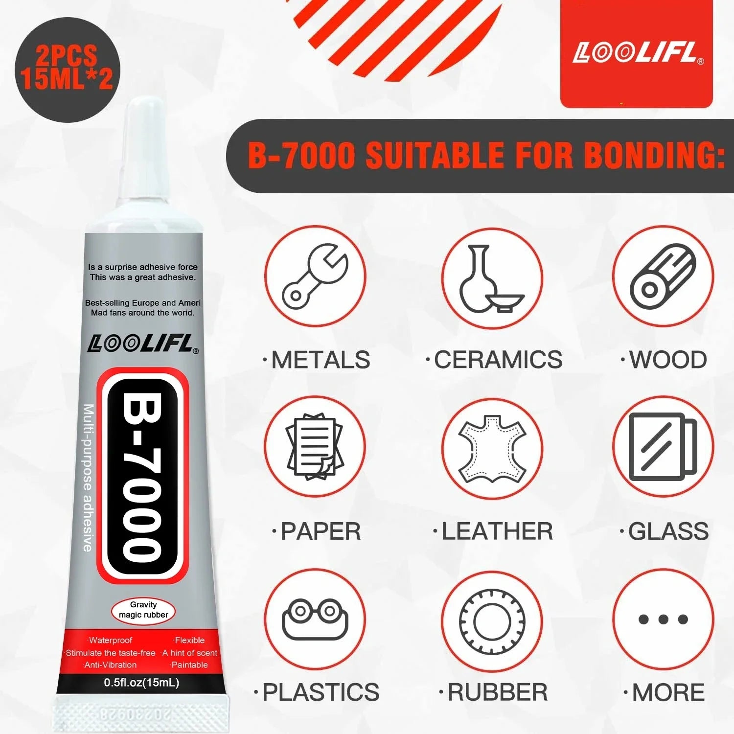 15/25/50110/ML Original B7000 Super Glue Adhesive Sealant Transparent Glue for Displays Mobile Phone Screen Repair Free Shipping