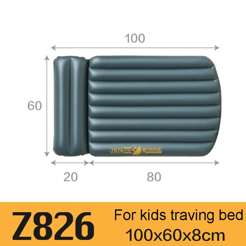 Car Inflatable Bed With Trunk Booster Cushion Artifact Rear Mattress Kids Sleeping Bed Travel High Speed Rail Aircraft Can Use