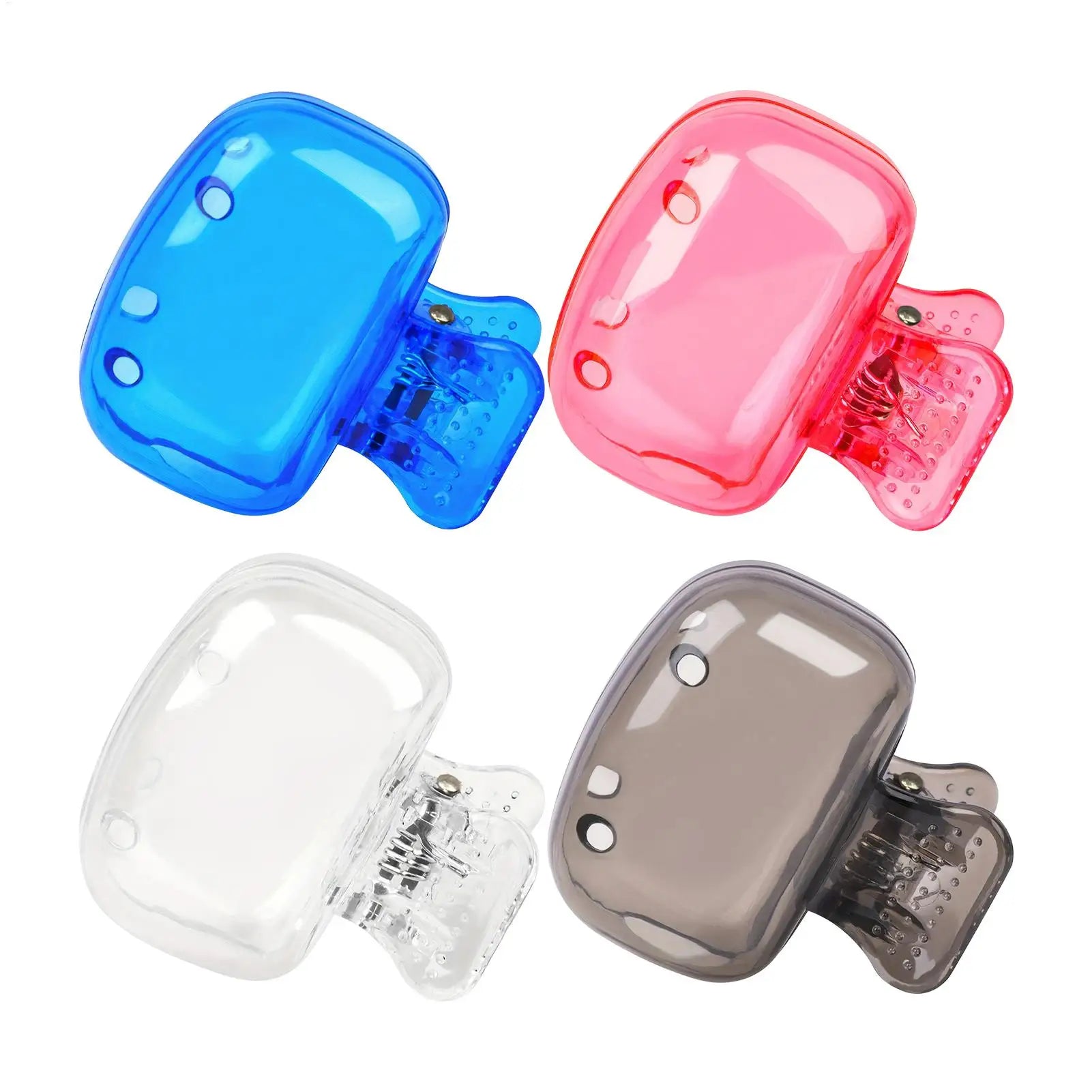 PVC Dustproof Toothbrush Cover Clip On Portable Protector Caps For Travel Camping Hotel Home Bathroom Universal Size Reusable