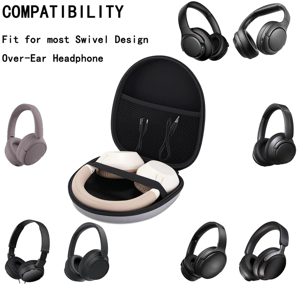 EVA Headphone Case for JBL Tune 510BT/520BT/500BT/720BT/for Sony WH-CH520/510/720/710,Headphones Case Bag Travel Carrying Case