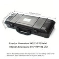 Case Bag Organizer Storage Box Camera Photography Sights Sealed Shockproof Safety Protector Instrument Tool Box with Sponge