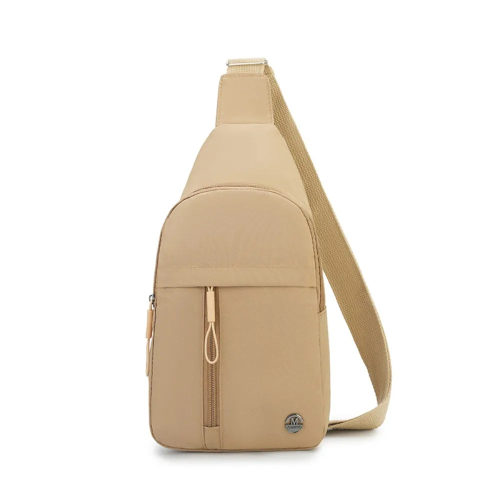Fashion Nylon Women's Chest Bags 10 Colors Multi-compartment Waist Bag Multifunctional Sports Chest Bag Unisex
