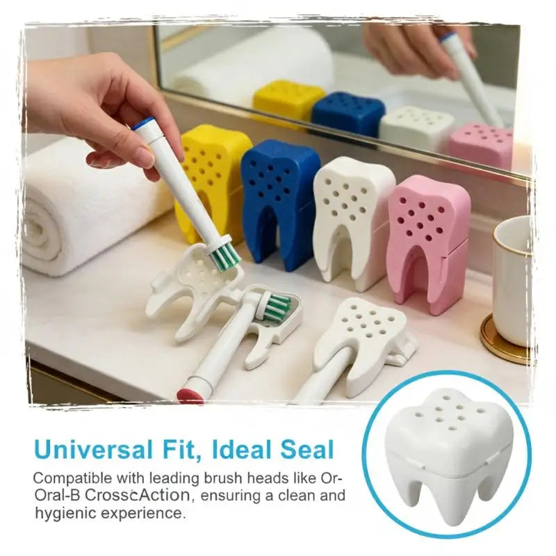 1Pcs 3D Printed Electric Toothbrush Protective Cover For Toothbrush Head Portable Travel Case Dust Proof Toothbrush Case