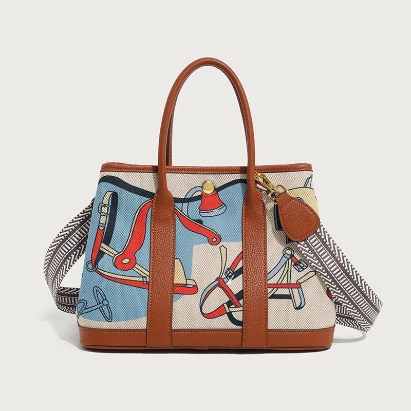 Classic Luxury Everyday Designer Diaper Bag Women Fashionable Leather Tote Large Capacity Elegant Crossbody Handbag Versatile