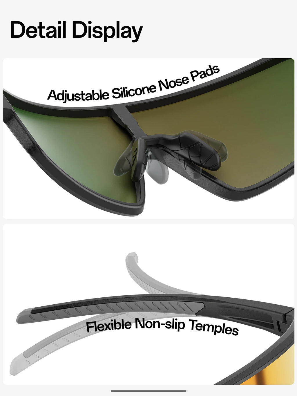 KAPVOE New Hiking Eyewear Cycling Sunglasses Men UV400 Sports MTB Outdoor Goggles Bicycle UV400 Women Running Windproof Glasses