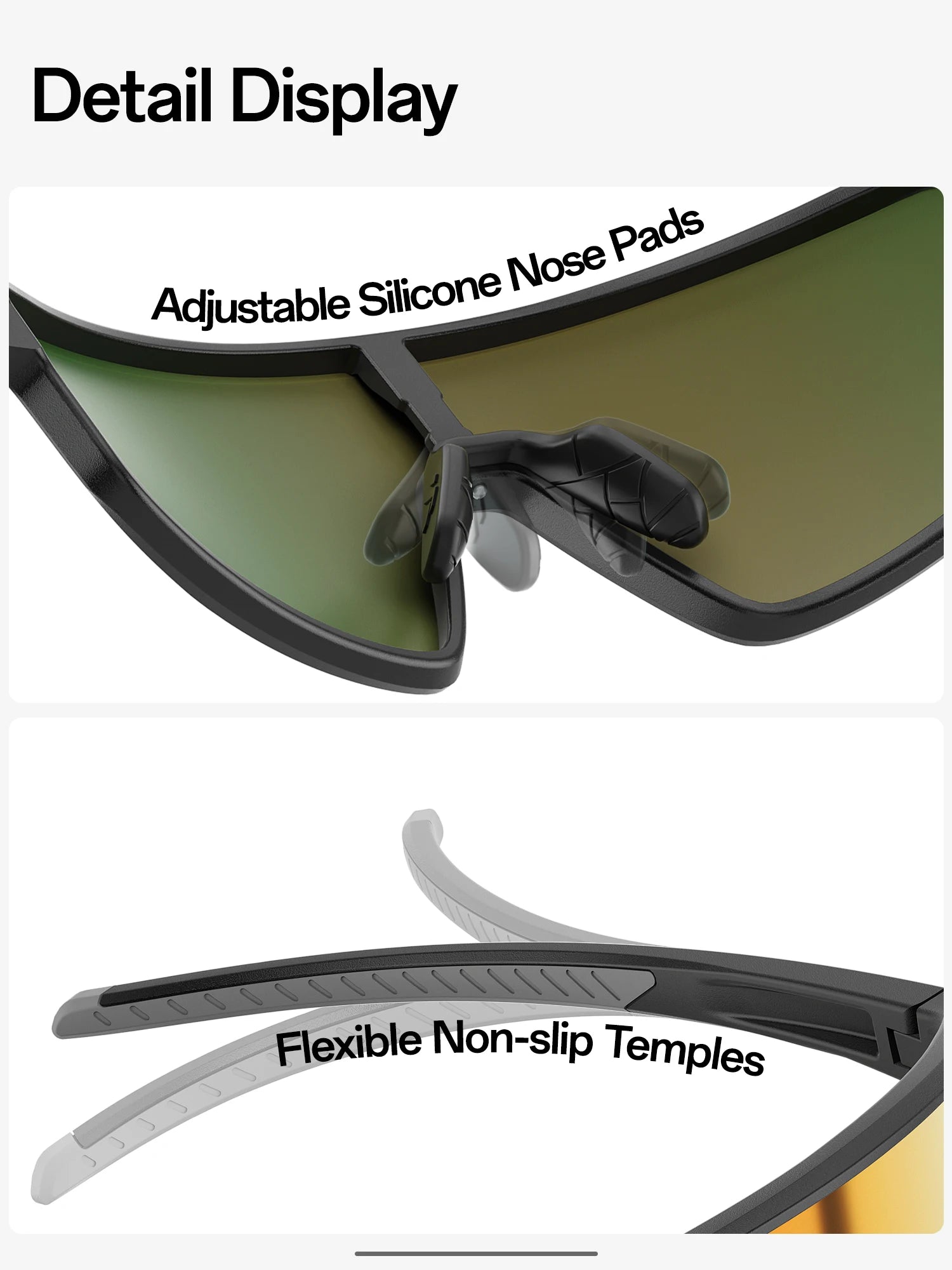 KAPVOE New Hiking Eyewear Cycling Sunglasses Men UV400 Sports MTB Outdoor Goggles Bicycle UV400 Women Running Windproof Glasses