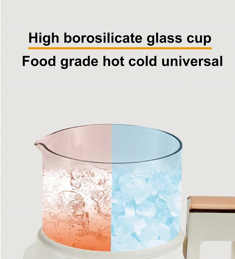 1.8L Soy Milk Machine Electric Juicer Multifunctional Wall Breaking Machine Kitchen Auto No Cook Heating Rice Paste Machine 710W