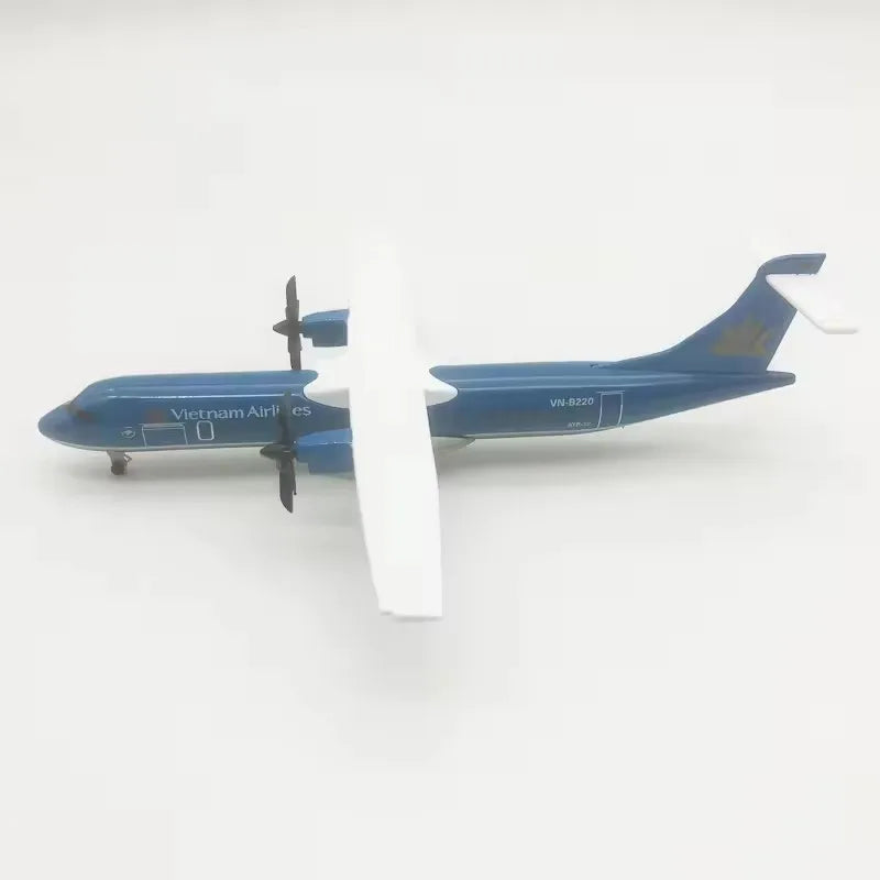 20CM Diecast Alloy Model Vietnam/Korea ATR Airlines Aircraft With Landing Gear And Propeller Airplane Collection Display Fans