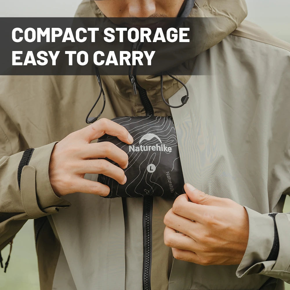 Naturehike Sneaking 2.0 Reflective Backpack Rain Cover Outdoor Climbing Hiking Dustproof Waterproof Schoolbag Casing For 30-60L