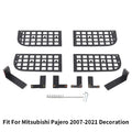 HEBE Car Trunk Window Sill Storage Enclosure Storage Box Rack for Mitsubishi Pajero 2007-2021 Accessories