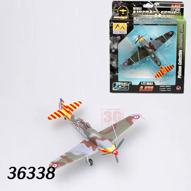 Easymodel 1/72 Scale Finished Military Aircraft Model Fighter Helicopter WWII and Modern Propeller Plane for Collection Display