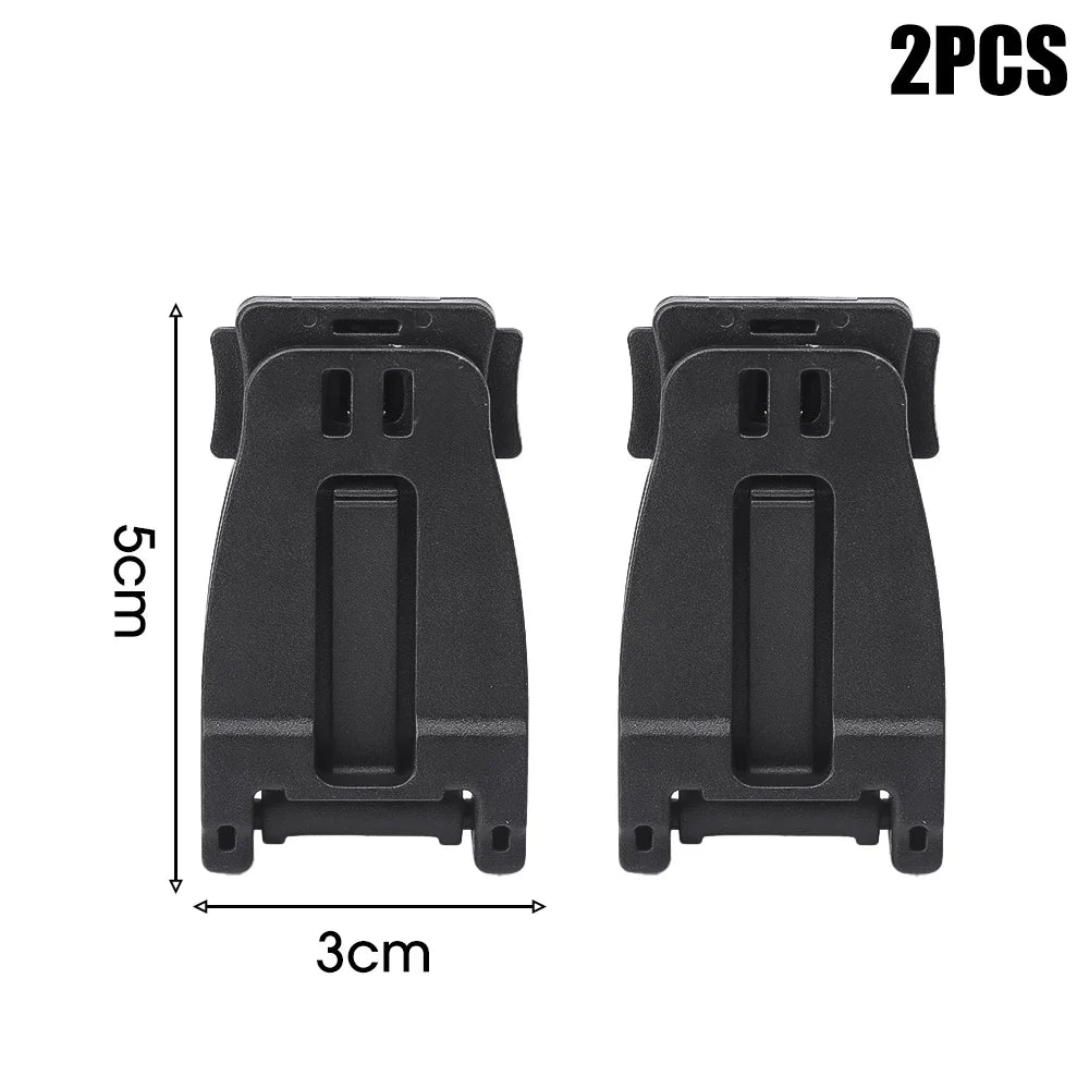 6/2pcs Outdoor Army Rucksack Accessory Molle System Webbing Buckle Clip Backpack Mounting Buckle Camping & Hiking Gadgets