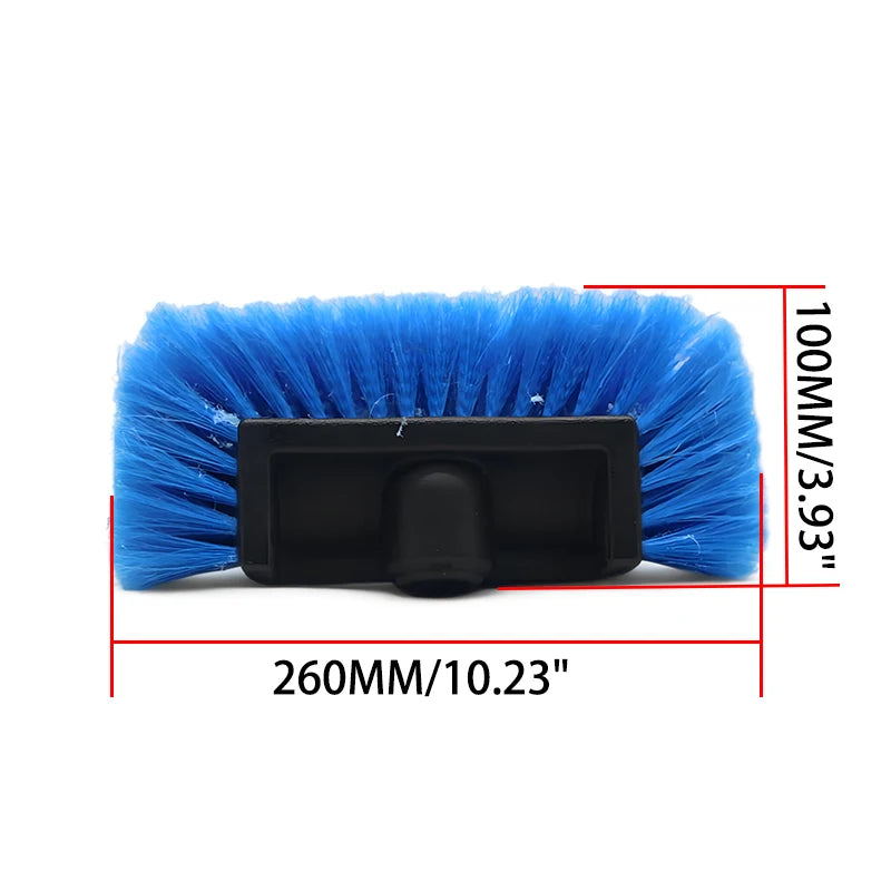 1 Piece Of Detachable Blue Three-Stage Telescopic Water Brush Car Wash Brush Long Handle Soft Brush Anti Scratch Car Wash Tool