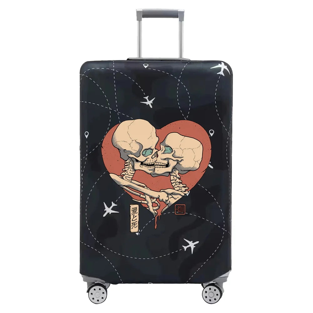 Baggage Covers Travel Luggage Protective Cover Stretch Dust Suitcase Covers Cartoon Print Series for18-32inch Travel Accessories