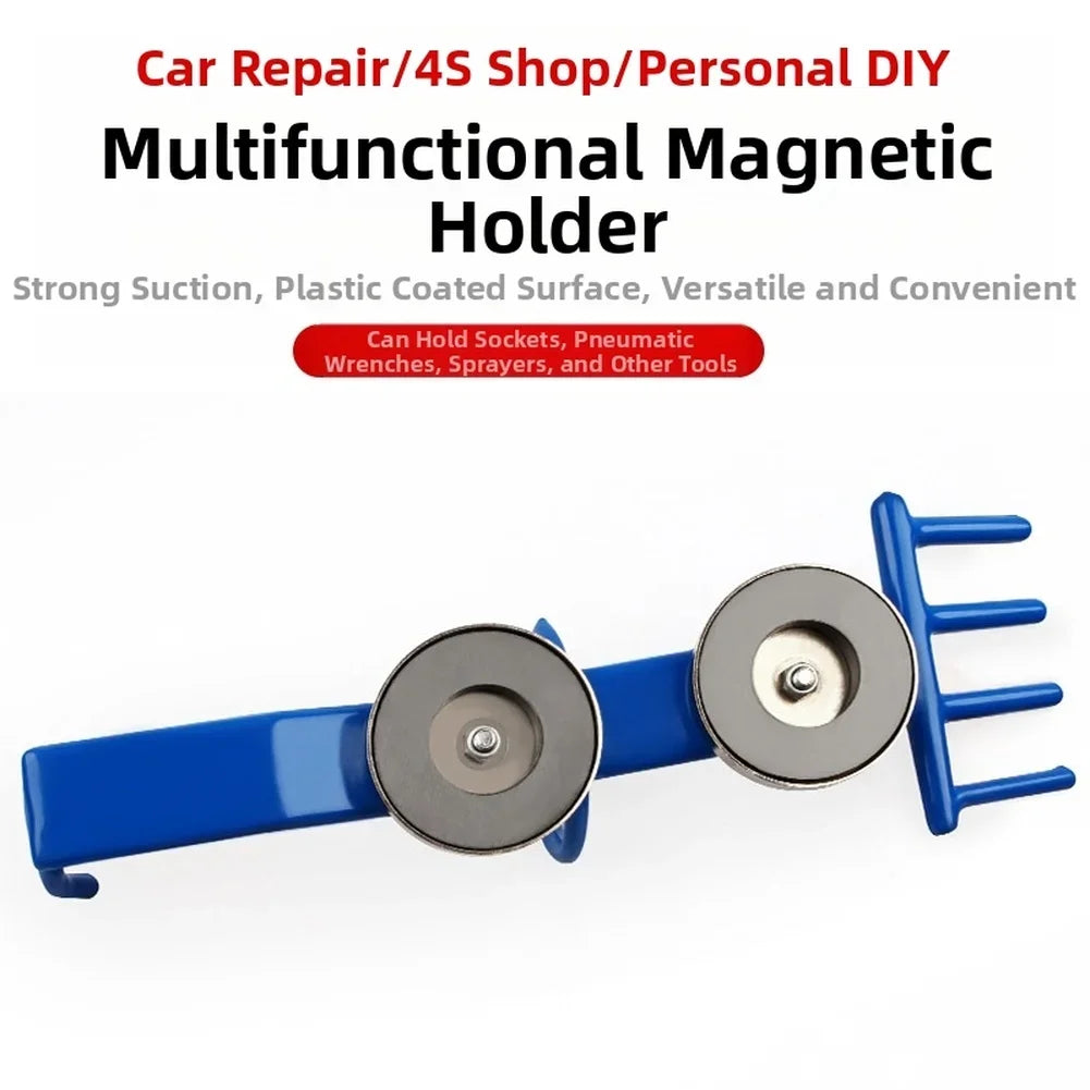 Magnetic Tool Holder For Wrench Socket Tool Rack Heavy Duty Storage Multifunctional Pneumatic Wrench Socket Tool Hanger