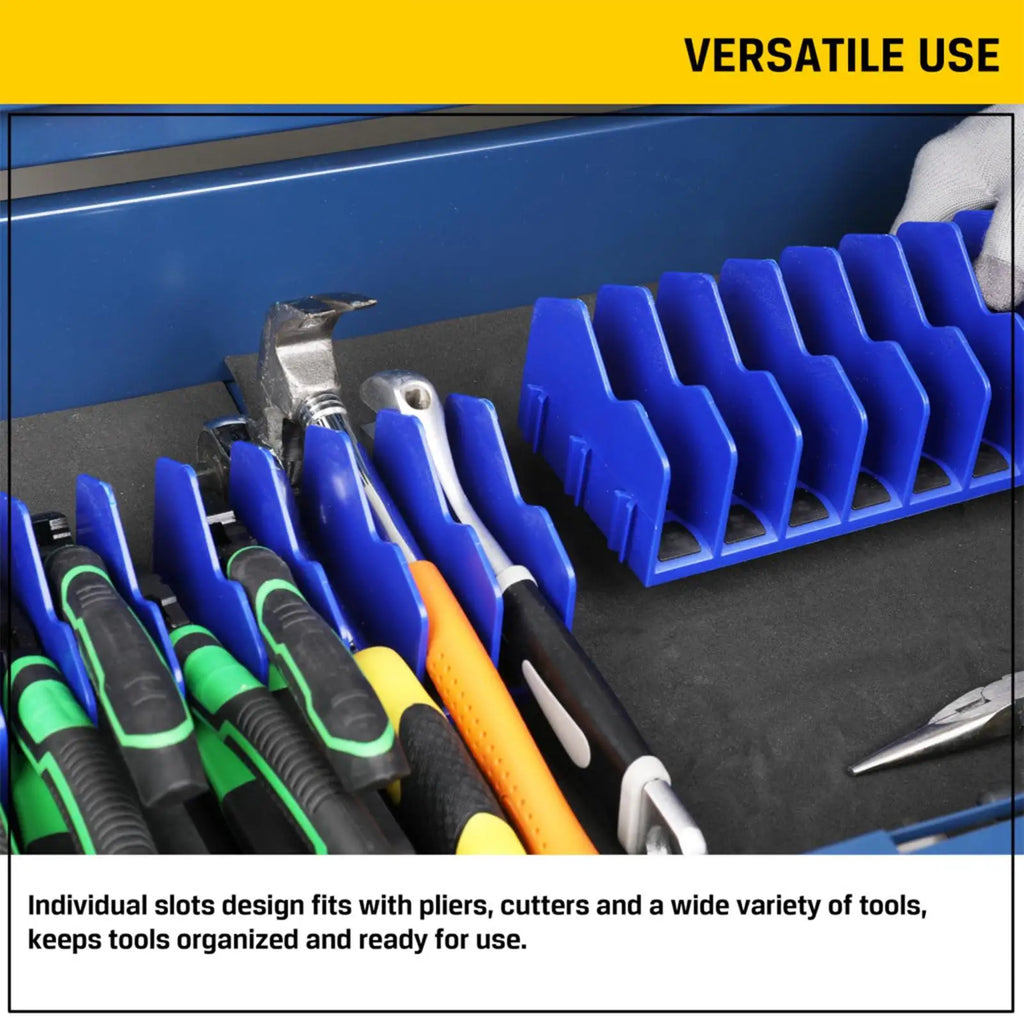 Space Saving Drawer Pliers Rack Sturdy Tool Organizer Storage Holds Up to Ten Pliers for Toolbox plier organizer Storage rack