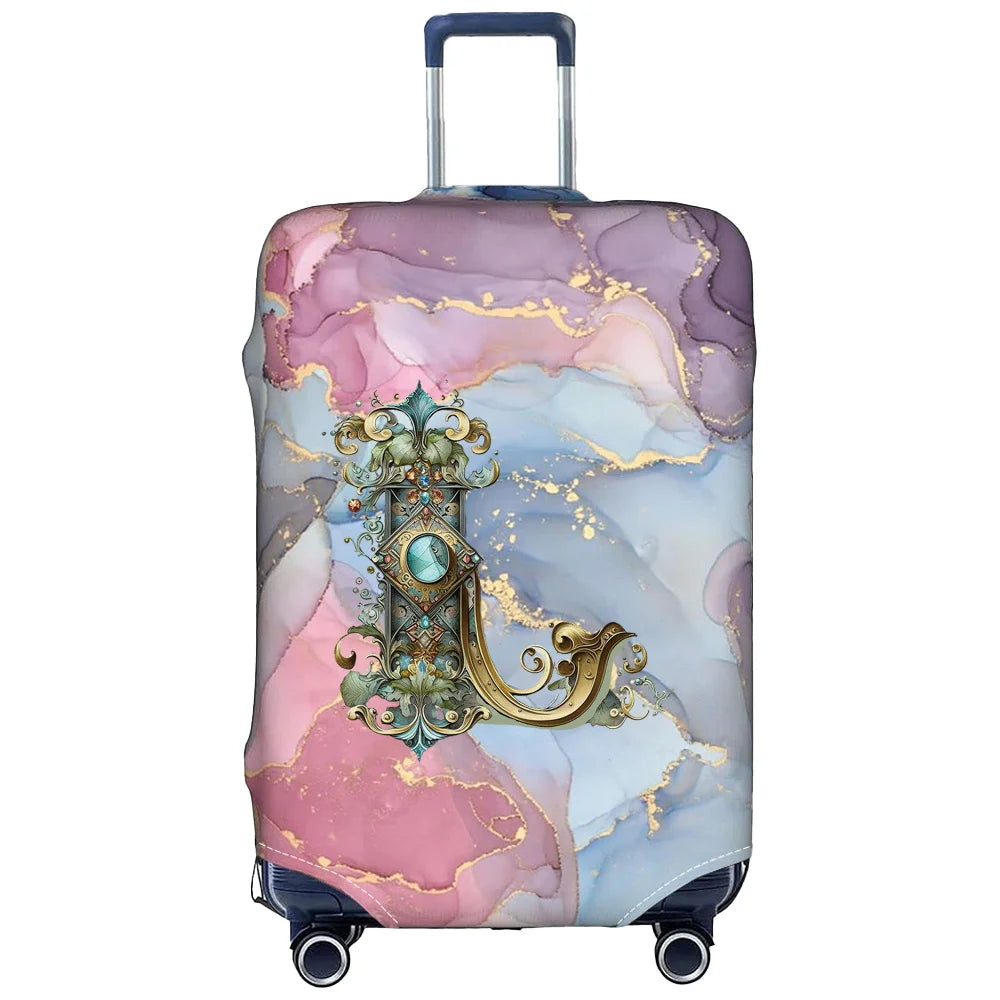 Luggage Cover Stretch Fabric Suitcase Protector Case Graphic Series Baggage Dust Case Cover Suitable 18-32 Inch Suitcase