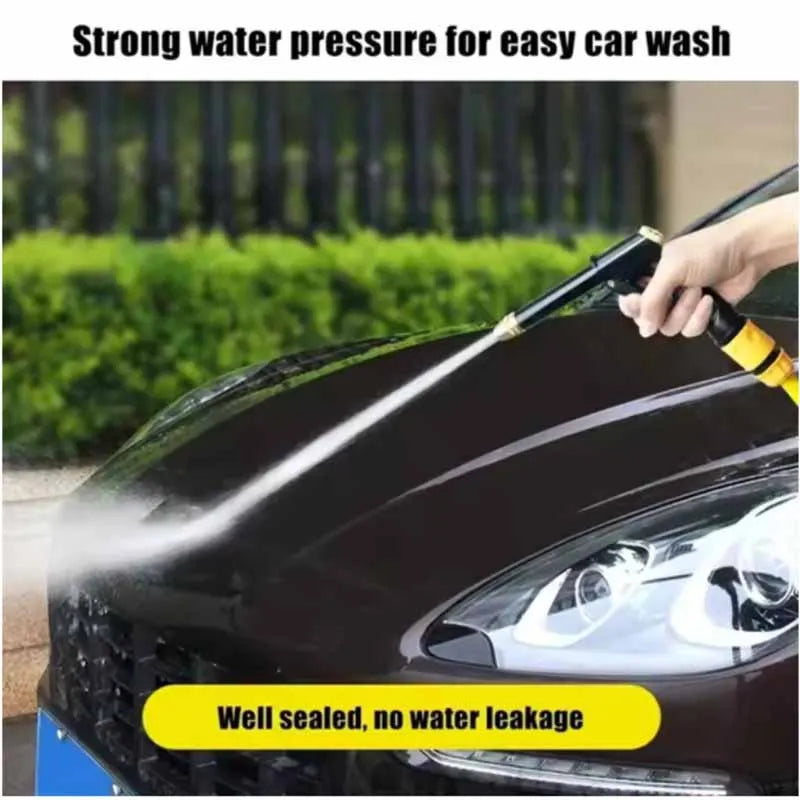 Black Gold High Pressure Car Wash Gun Brass Nozzle Water Sprayer