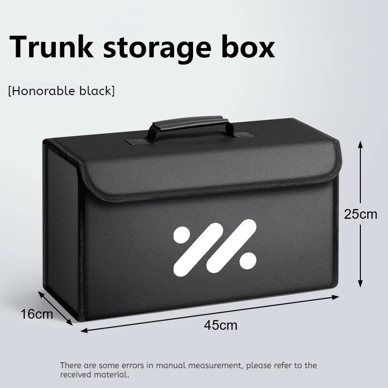 Car Trunk Storage Box Organizer Stowing Tidying Container Bag For IM LS7 L7 L6 LS6 IM6 IM5 LS9 2025 Leather Storage Accessories