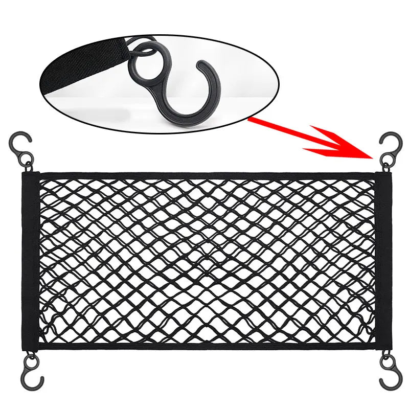 SUV Car Ceiling Storage Net Pocket Car Roof Bag Interior Cargo Net Breathable Mesh Bag Auto Stowing Tidying Interior Accessories