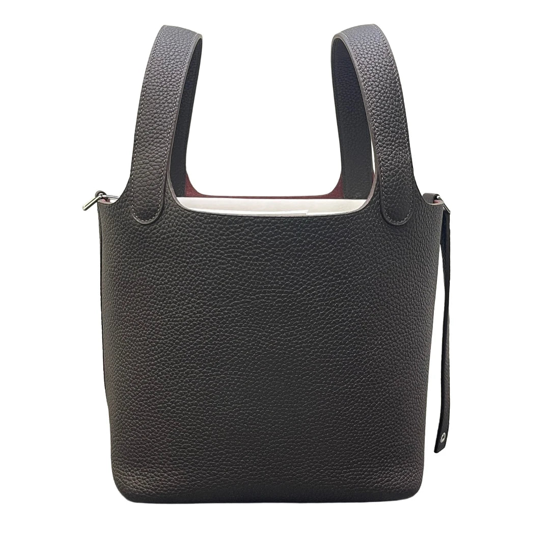 Mendy 22 CM Large size Top Quality Bucket Bags Women's Bag Lady Luxury Designer High End Bag TC Cowhide Golden Sliver