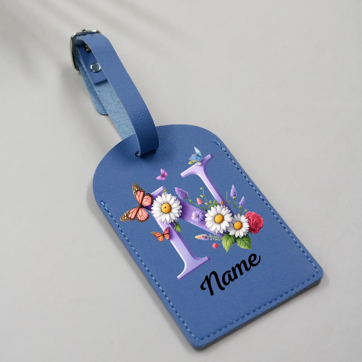 Personalized Pu Leather Luggage Tags, Customized Luggage Tags For Suitcases, Customizable Suitcase Tag, Bag Tags For Luggage,