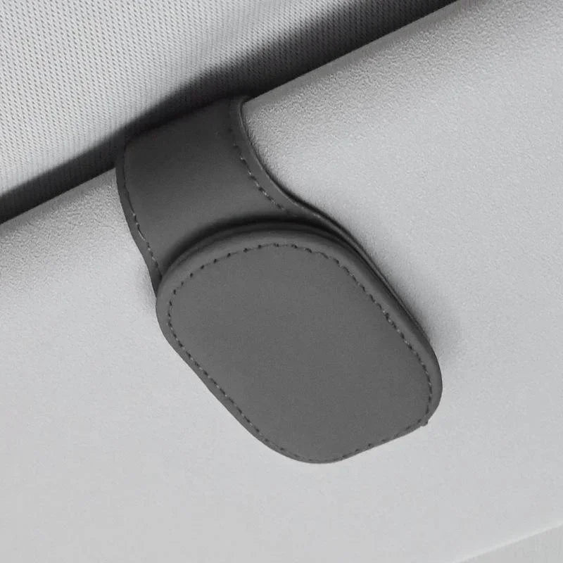 Car Glasses Case Sunglasses Clip Card Ticket Holder Stand Fastener Pen Eyeglasses Case Car Accessories