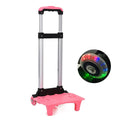 Portable 2 Wheel Luggage Travel Hand Cart Pullling Rod Carrier Trolley Rack Pet Bag Student Backpack