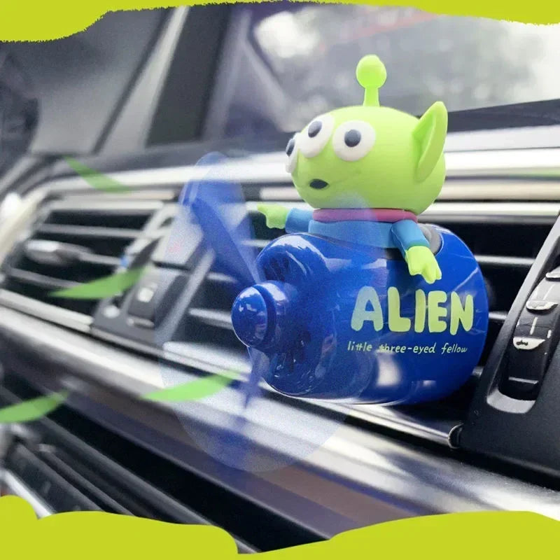 Cartoon Stitch Lotso Mickey Winnie the Pooh Car Air Freshener Perfume Diffuser Auto Accessory Fragrance Car Ornaments