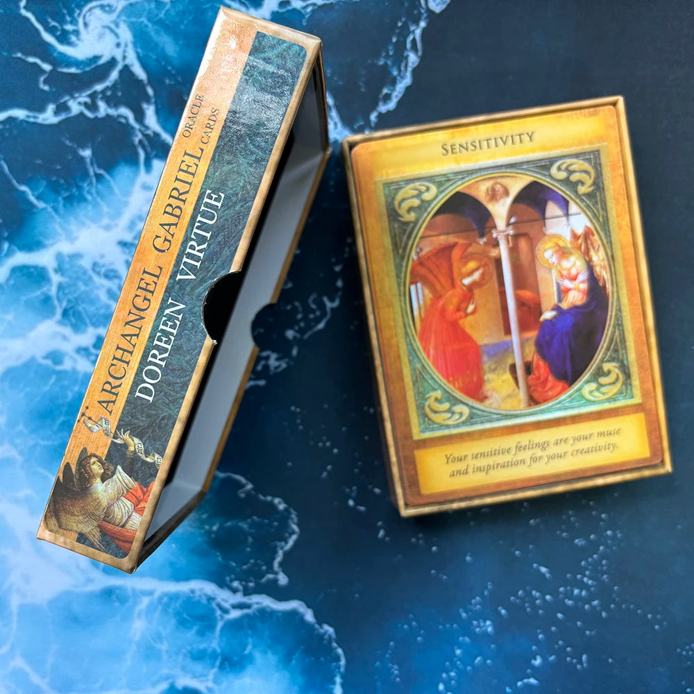 Popular Great Doreen Virtue Angel Series Oracle Cards Archangel Gabriel Cards  Tarot Cards for Beginners with PDF Guidebook