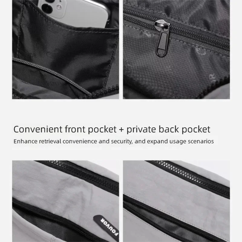 Fouvor Lightweight Crossbody Bags 2025 Trend Commuter Casual Waterproof Dumpling Bags Outdoor Sports Shoulder Bag Female 3043-10