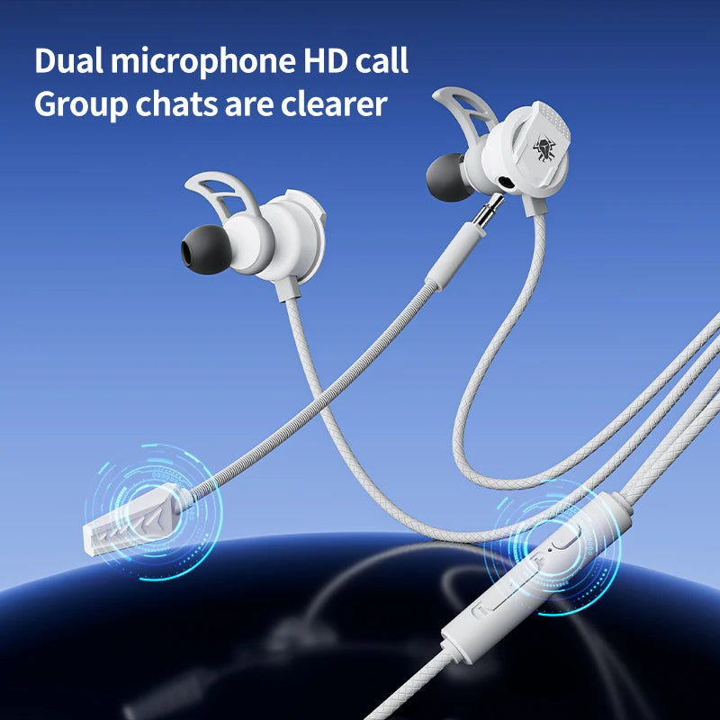 PLEXTONE RX3 Pro Esports game earphones, in ear phone with microphone, earplugs, wired peace, elite chicken eating