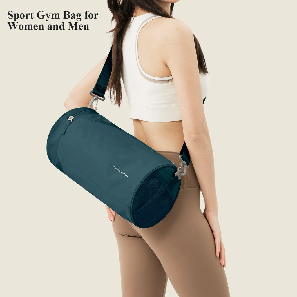 Versatile Daypack Gym Bag Yoga Crossbody Bag For Women Men, Sports Hiking Bag With Shoe Compartment Wet Clothes Compartment Bag
