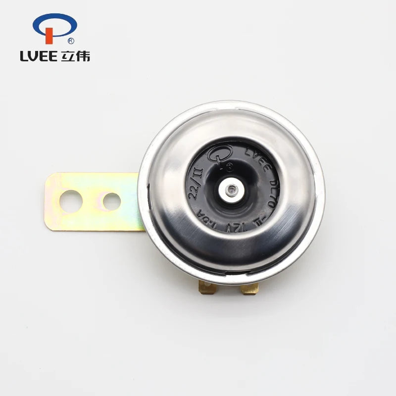 LVEE DL70 series 6V 12v 48V 60V motorcycle horn Universal Waterproof Electric Horn 12V 105db Moto bike Motor Scooter Loud Sound