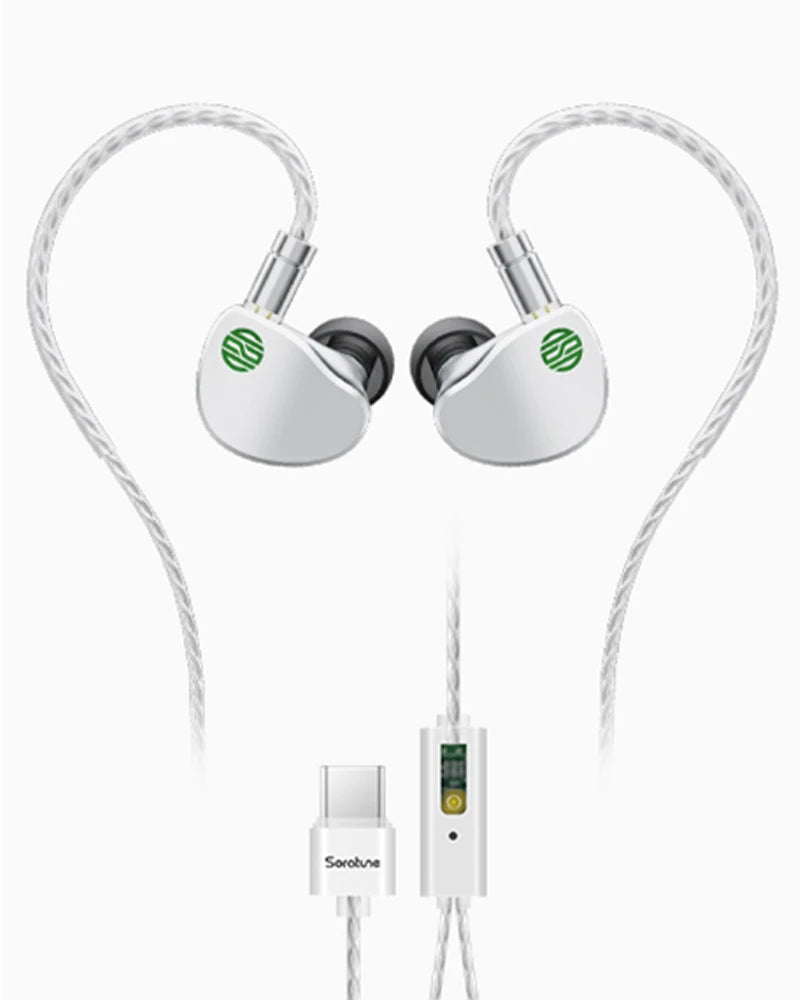 Soratune BI02 HiFi Earphone, Clearance sale at low price, Dual-Chamber Tech × N52 Magnet Dynamic Driver In-Ear Earphone