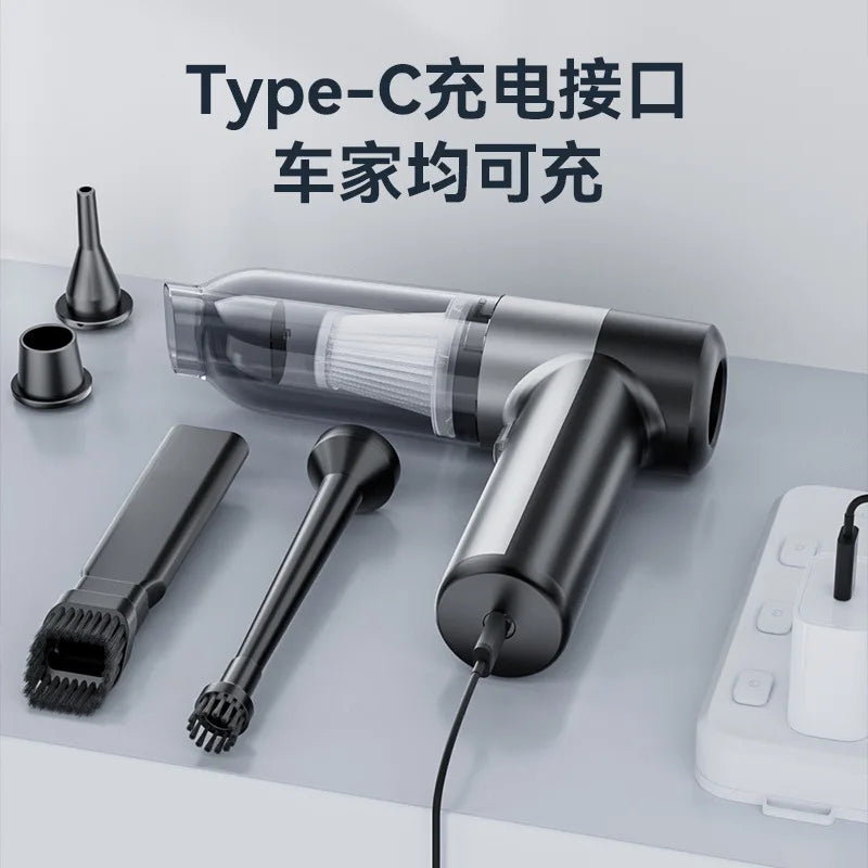 New large vacuum cleaner mini handheld wireless suction and blowing integrated trolley portable