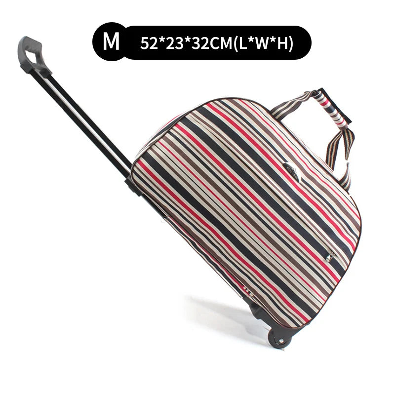 Suitcase And Travel Bags Wheels New Waterproof Large Capacity Carry On Luggage Trolley Handbag Unisex Valises A Roulettes