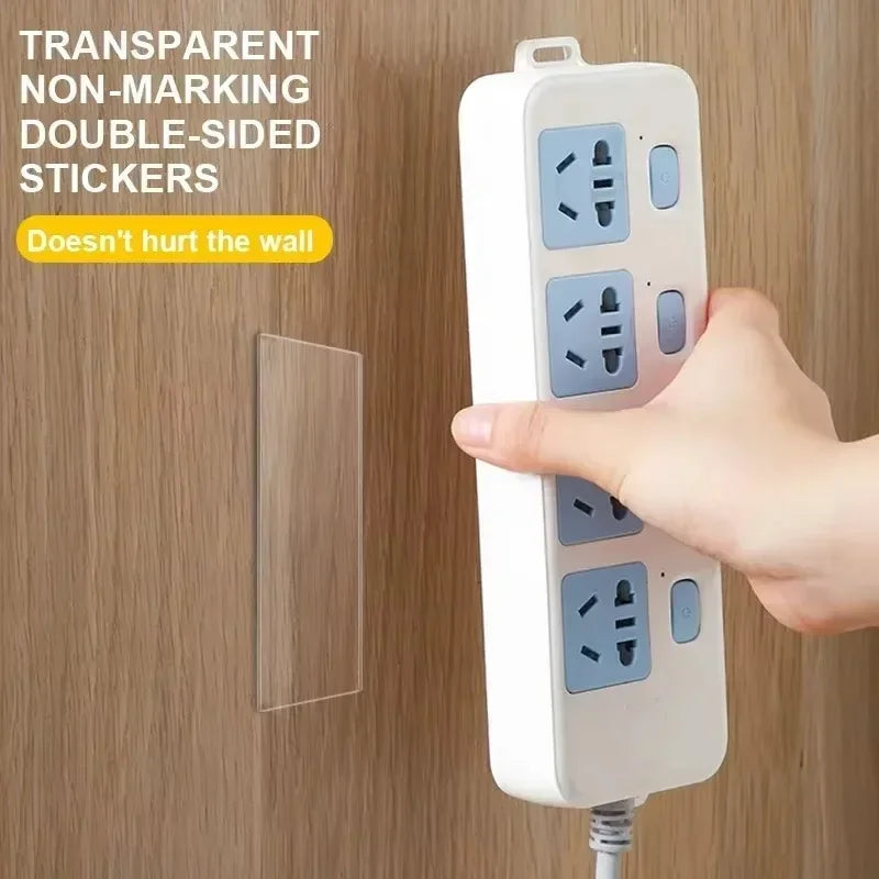 Reusable Double Sided Adhesive Tape Strong Adhesion Wall Sticker Sticky Balloon Traceless Poster Clear Nano Home Improvement