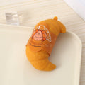 Croissant Bread Stress Toy Lifelike Food Squishies Toy Stress Relief Fidget Toy for Kids & Adults Tricky Funny Squeeze Gifts