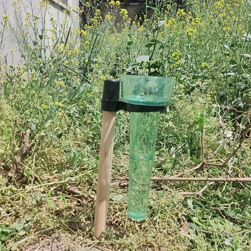 Portable Polystyrene Rain Gauge Measurement Tool For Garden Water Ground Outdoor Rain Meter Collect Rainwater
