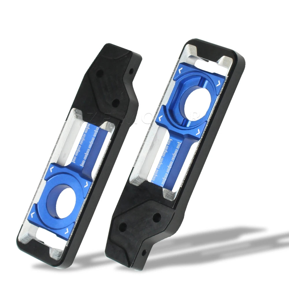 Motorcycle Accessories CNC Aluminum Rear Wheel Axle Blocks Chain Adjusters Tensioners For BMW M1000R S1000R S1000XR S1000RR