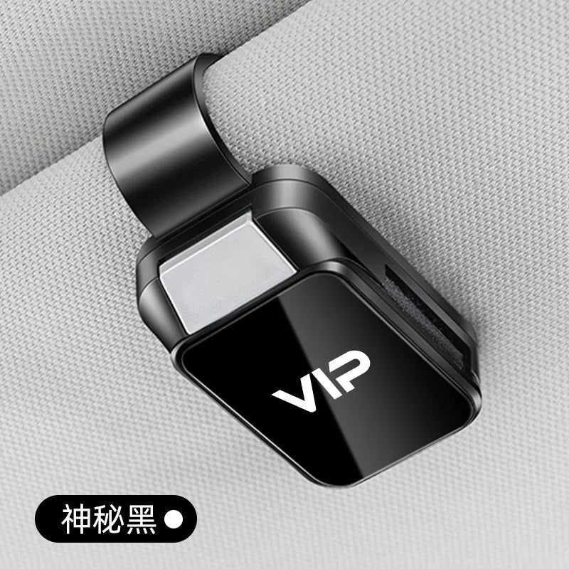 Sunglasses Holder, Eye Box, Creative Car Visor, Storage Clip, Car Glasses Clip, Multi-Function