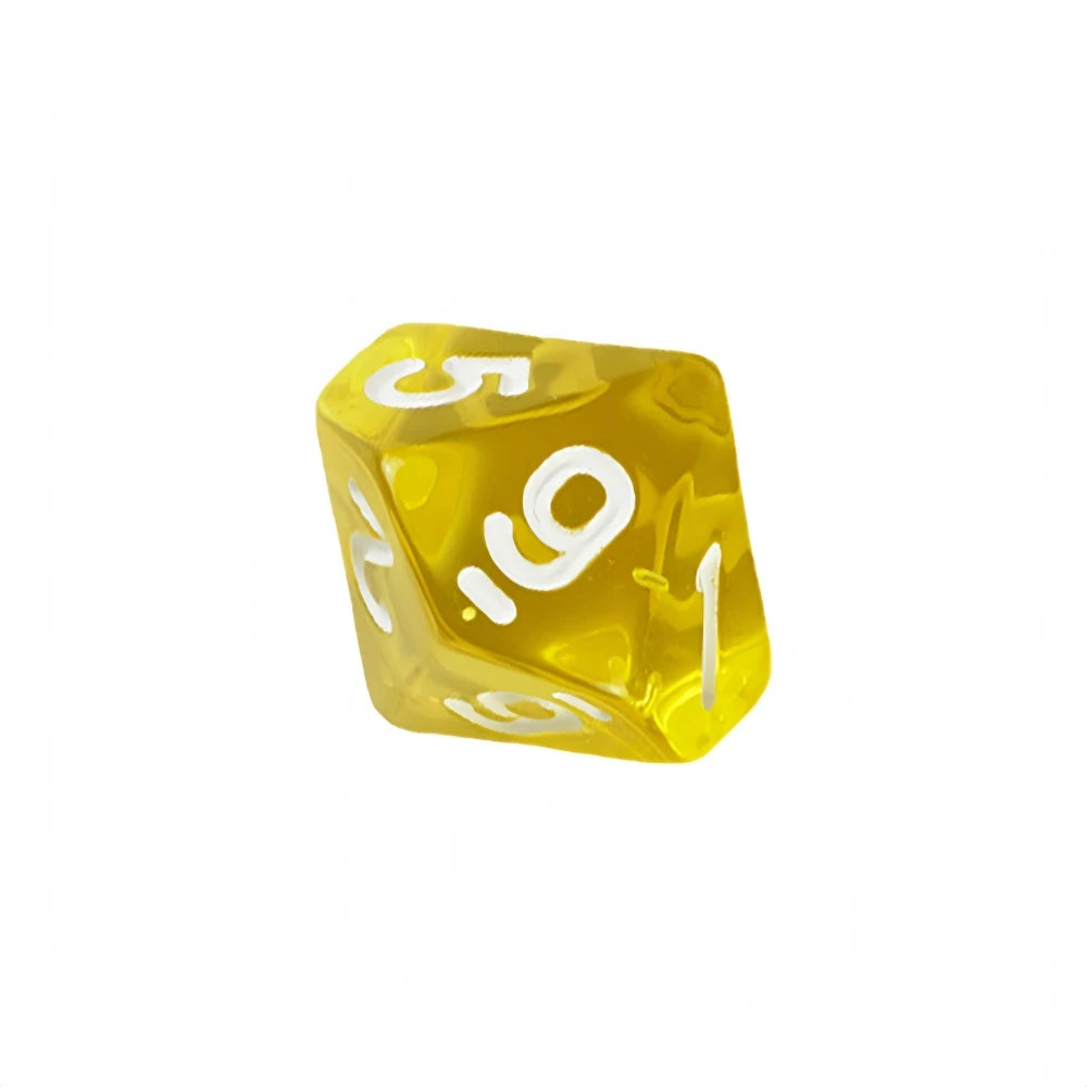 Board Game D10 Dice 10pcs Digital 0-9 Polyhedral Dice for Table Role Playing Game DND COC