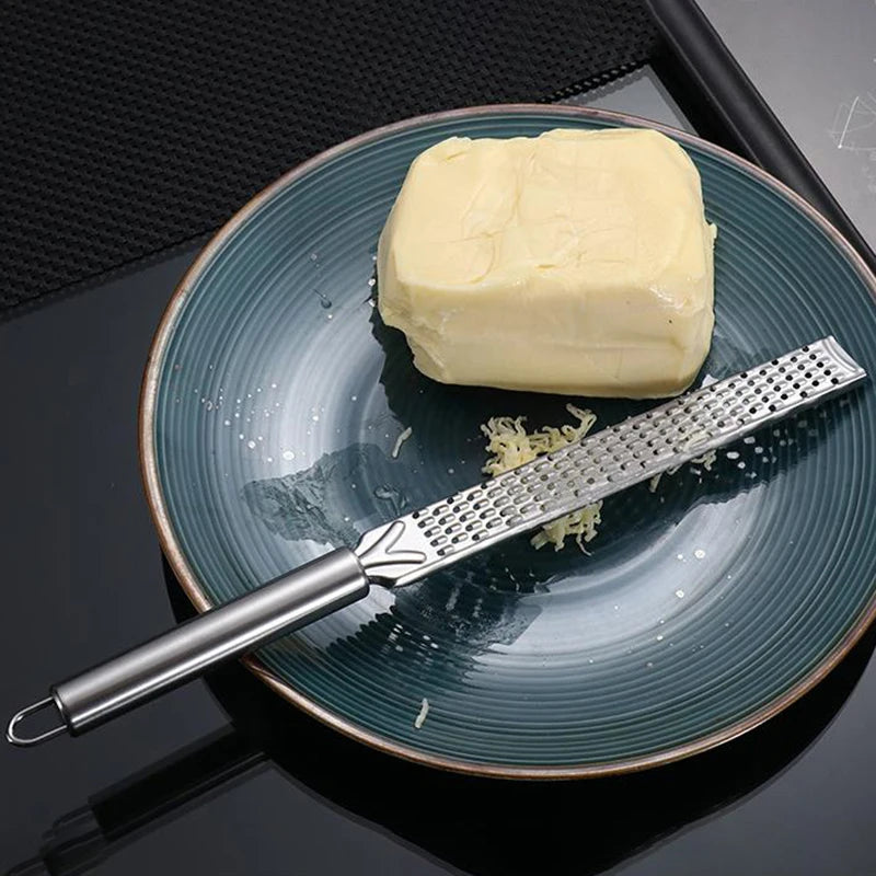 1PCS Home Stainless Steel Cheese Lemon Grater Cheese Grater Chocolate Lemon Fruit Long Grater Kitchen Gadgets