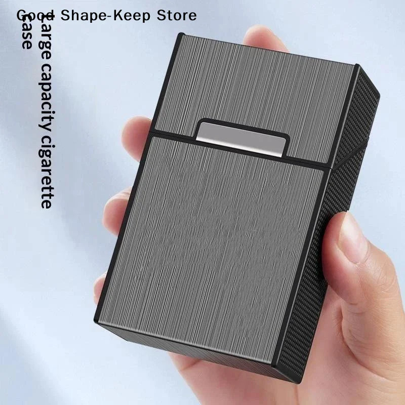 daily1PC Metal Cigarette Case 20 Cigarette Capacity Crush Proof For Daily Commute Outdoor Use Portable cigarette box