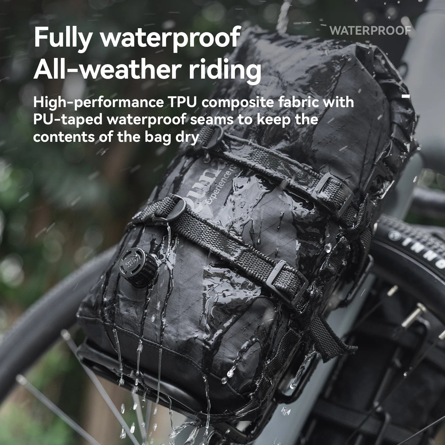 Qunature Upgraded Version 2.0 Bikepacking Bag Waterproof Compression Bag Lightweight Durable Road MTB Bike Travel Cycling Gear