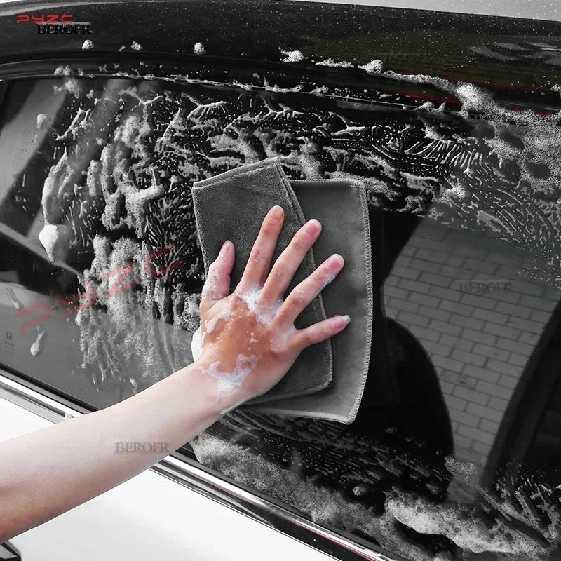 For Changan Car Microfiber Wash Towel Auto Soft Cleaning Towel Wash Drying Cloth  Efficient Water Absorption and Quick Drying